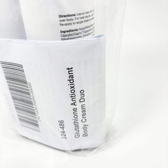 Lot 2 Isomers Glutathione Antioxidant Body Cream 240 ml 8.12 fl oz Skincare Lab - Picture 3 of 7